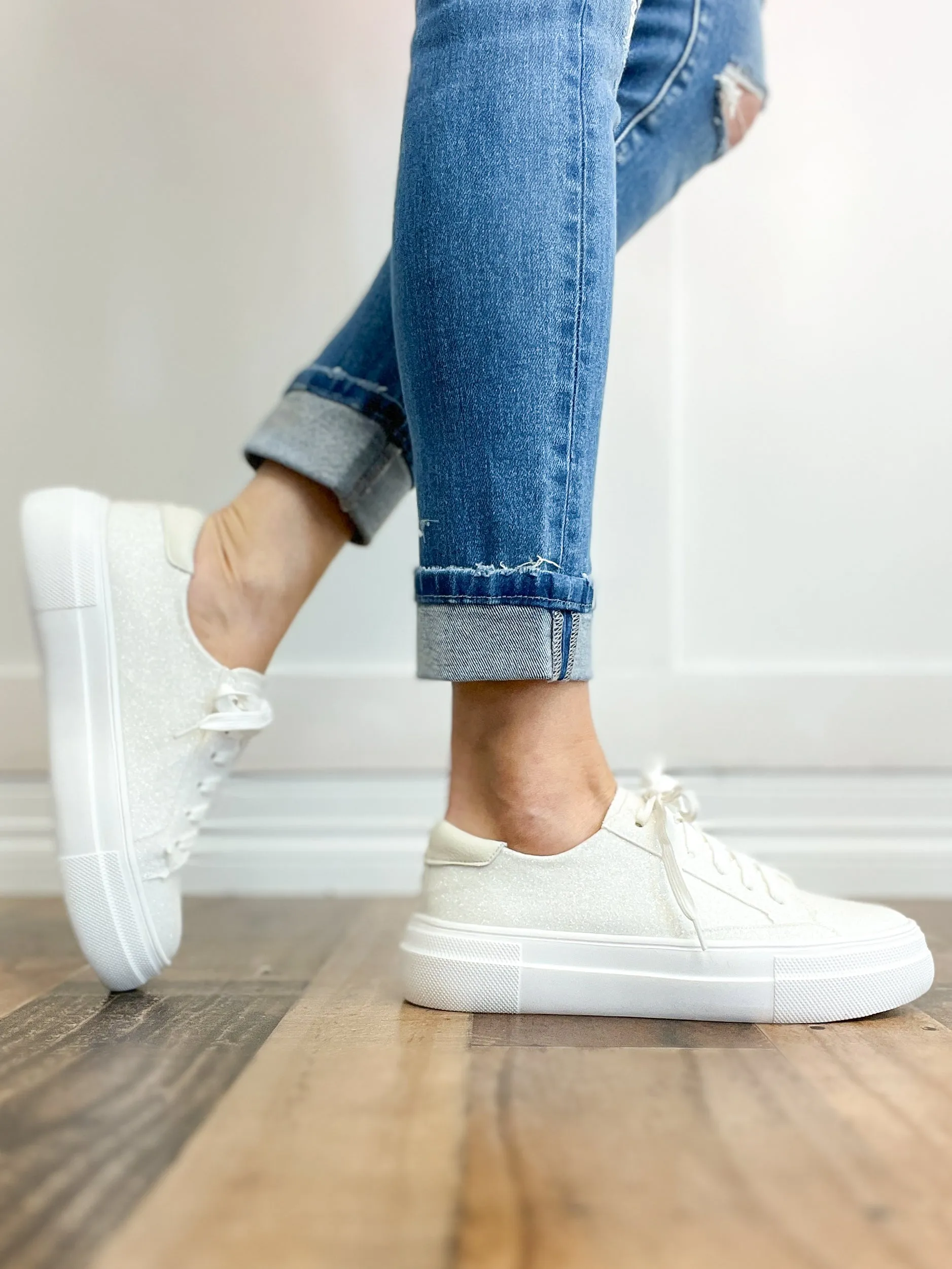 Corkys Glaring Sparkly Raised Sneaker