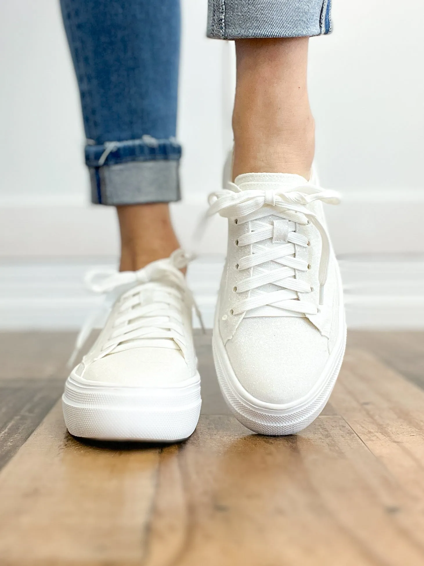 Corkys Glaring Sparkly Raised Sneaker