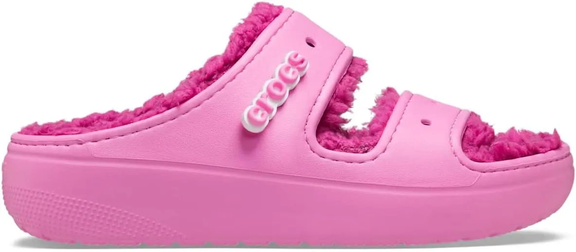Crocs Unisex-Adult Classic Cozzzy Platform Sandals | Fuzzy Slippers Slide