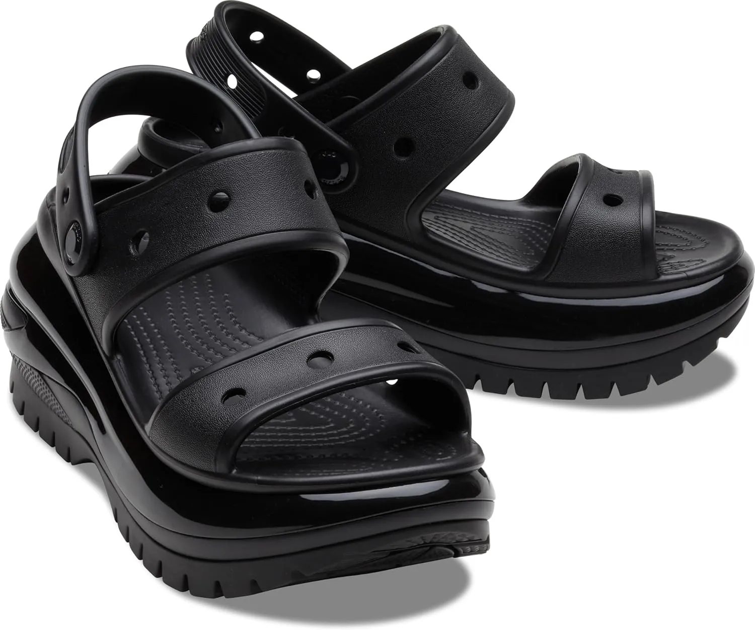 Crocs Women's Classic Mega Crush Sandal Wedge