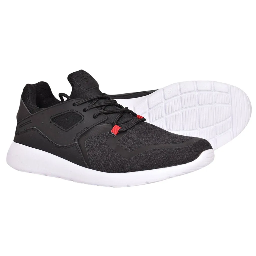 Crosshatch Mens Caxias Lightweight Trainers Black