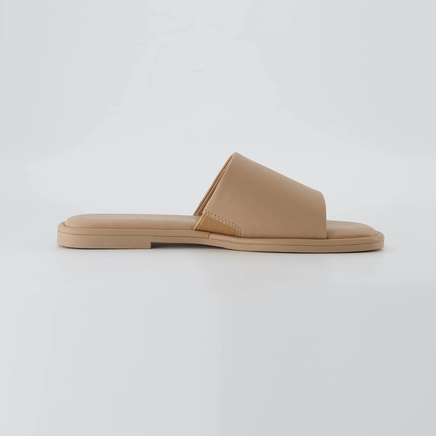 CUSHIONAIRE Women's Tudor slide sandal  Memory Foam, Wide Widths Available