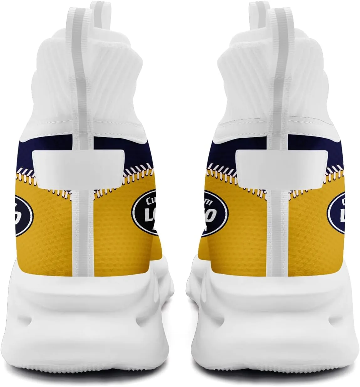 Custom Men Athletic Walking Running Tennis Shoes Fashion Women Hightop Breathable Lightweight Sneaker Unisex Baseball Shoes