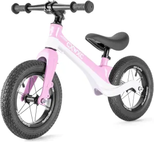 CXWXC 12" Toddler Balance Bike - Ages 24 Months to 5 Years - Kids Push Balance Bike with Footrest, No Pedal Training Bicycle - Birthday Gifts for Girls & Boys