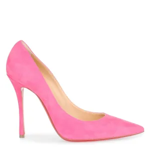 Decoltish 100 pink suede pump