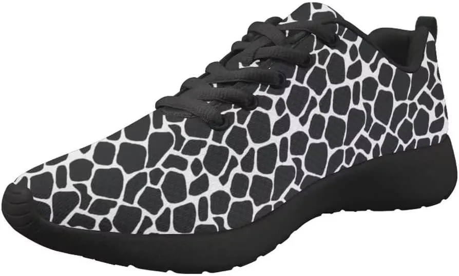 Dellukee Galaxy Print Walking Shoes Women Casual Mesh Colorful Durable Breathable Lace Up Fashion Sneaker