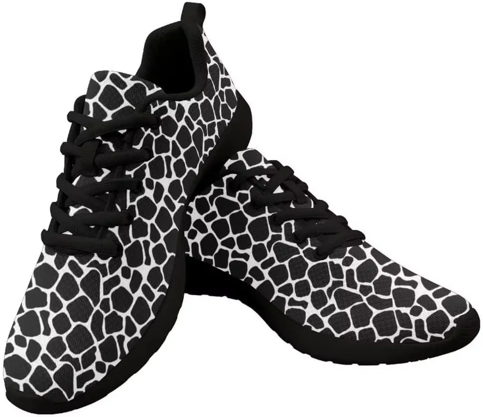 Dellukee Galaxy Print Walking Shoes Women Casual Mesh Colorful Durable Breathable Lace Up Fashion Sneaker