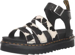 Dr. Martens Women's Blaire Fisherman Sandal, Cow Print, 8