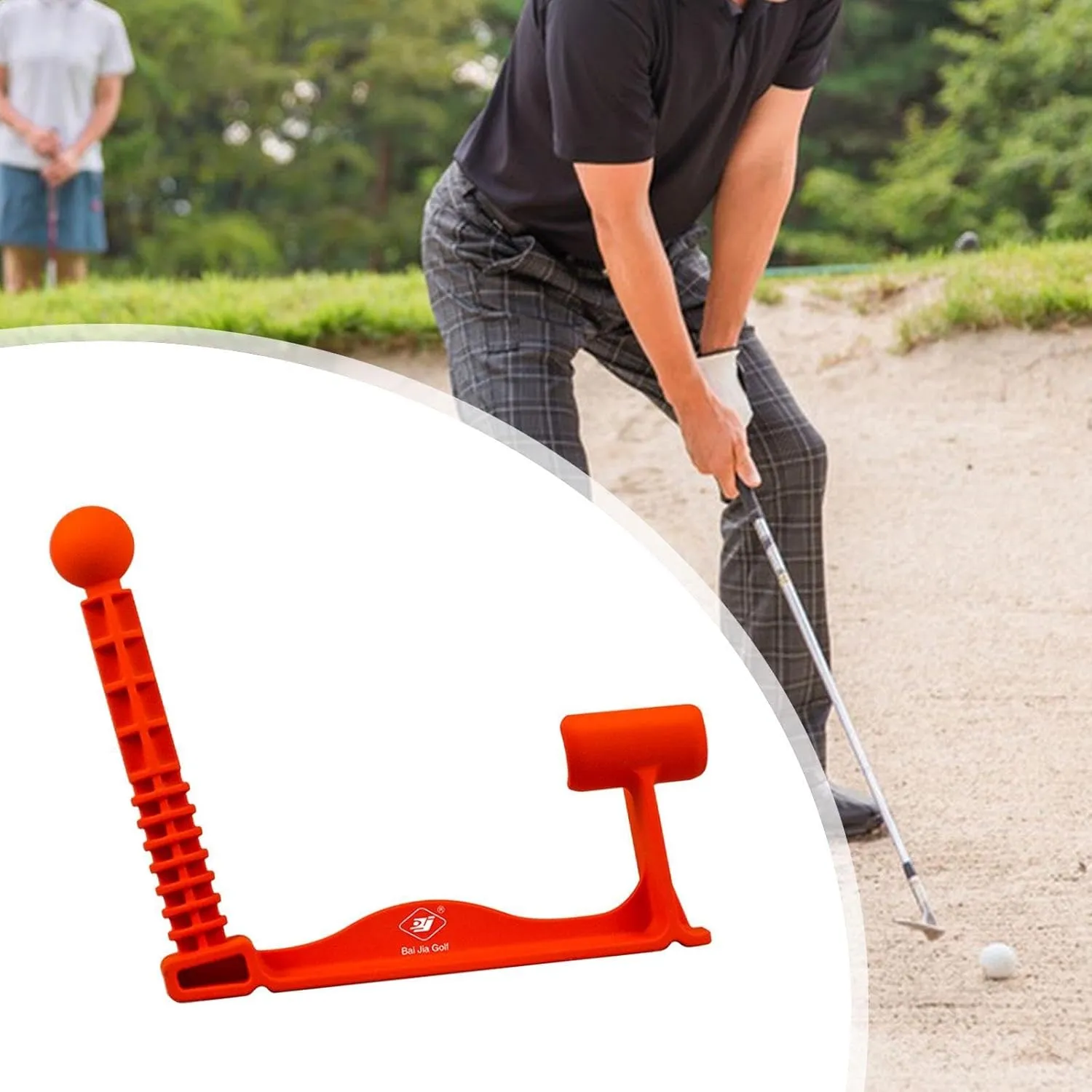 DYNWAVE 144° Golf Swing Trainer Equipment, Lightweight 144 Degree Portable Swing Practice Tool Golf Swing Training Aid for Beginners