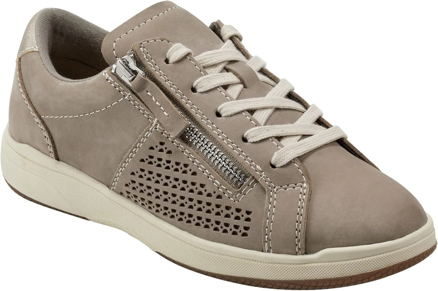 Earth® Women's Netta Casual Sneaker, Silver 040, 8.5 W