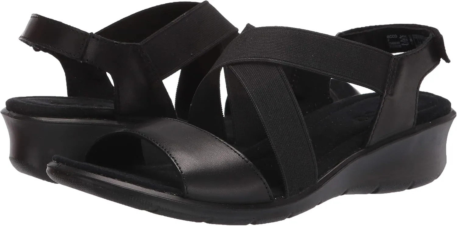 ECCO Women's Finola Ankle Strap Wedge Sandal
