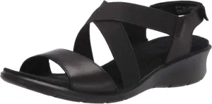 ECCO Women's Finola Ankle Strap Wedge Sandal