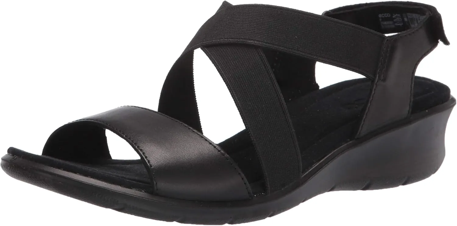 ECCO Women's Finola Ankle Strap Wedge Sandal