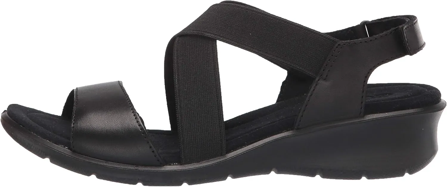 ECCO Women's Finola Ankle Strap Wedge Sandal