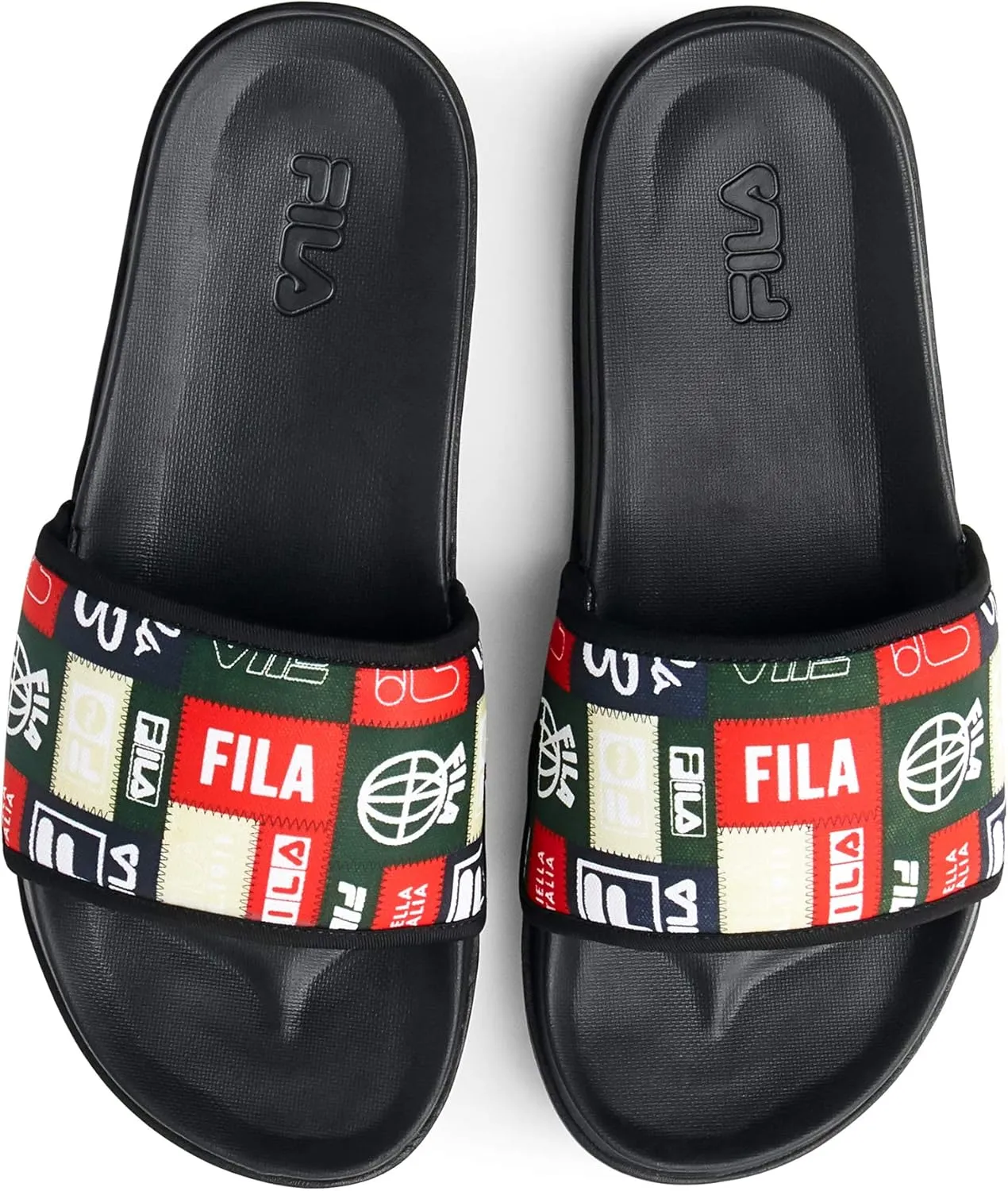 Fila Men's Drifter Lux Patchwork Slide Sandal