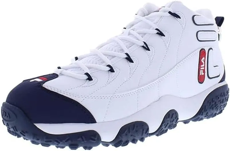 Fila Mens Snake Dancer, Color: Wht/Fnvy/Fred, Size: 12 (1BM00854-125-12)