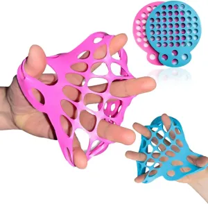 Finger Stretcher Hand Therapy Equipment (2-Pack) Finger Extension Exerciser for Grip Strength and Physical Therapy | Hand Exercise Web with Various Resistance Levels