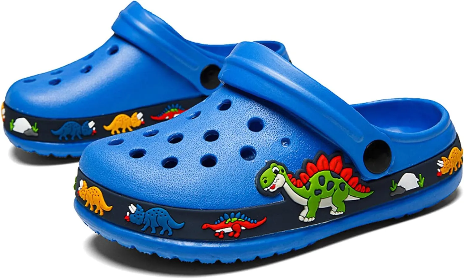 FLIOZY Boys Girls Garden Clogs: Classic Graphic Beach Sandals - Summer Slip On Water Shoes - Outdoor Non-Slip Slippers for Toddler Little/Big Kid