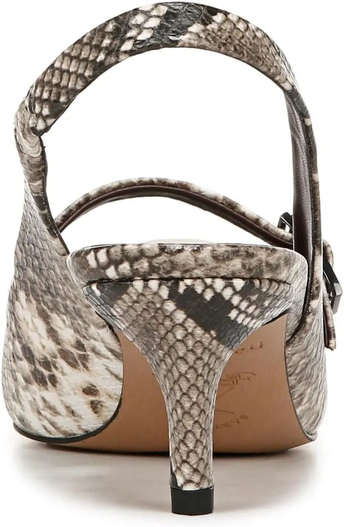 Franco Sarto Women's Khloe Pointed Toe Slingback Kitten Heel Pump