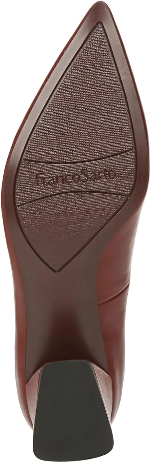 Franco Sarto Women's Racer Pointed Toe Block Heel Pump
