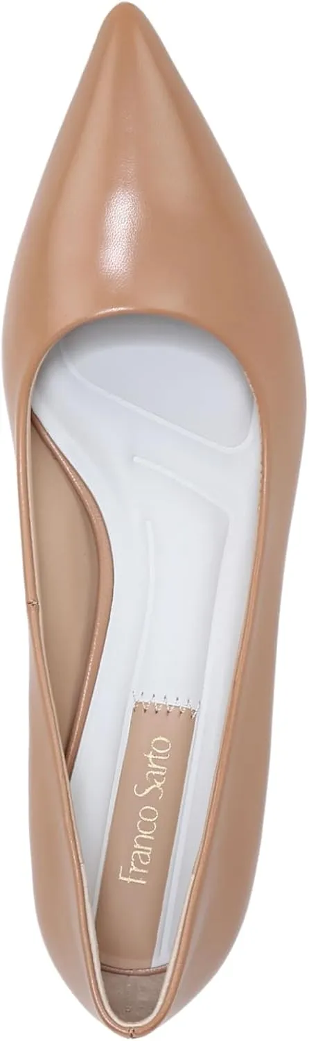Franco Sarto Women's Racer Pointed Toe Block Heel Pump