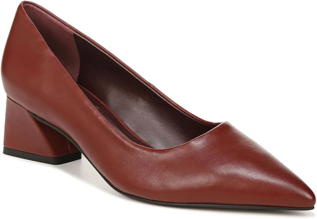 Franco Sarto Women's Racer Pointed Toe Block Heel Pump