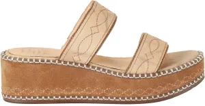 Frye Women's Joy Woodstock 2 Band Wedge Sandal
