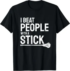 Funny Lacrosse Sayings Player Trainer Lacrosse Bat T-Shirt