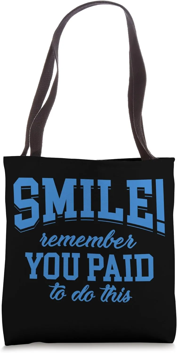 Funny Marathon Triathlon Spectator Sign Sports Lovers Outfit Tote Bag