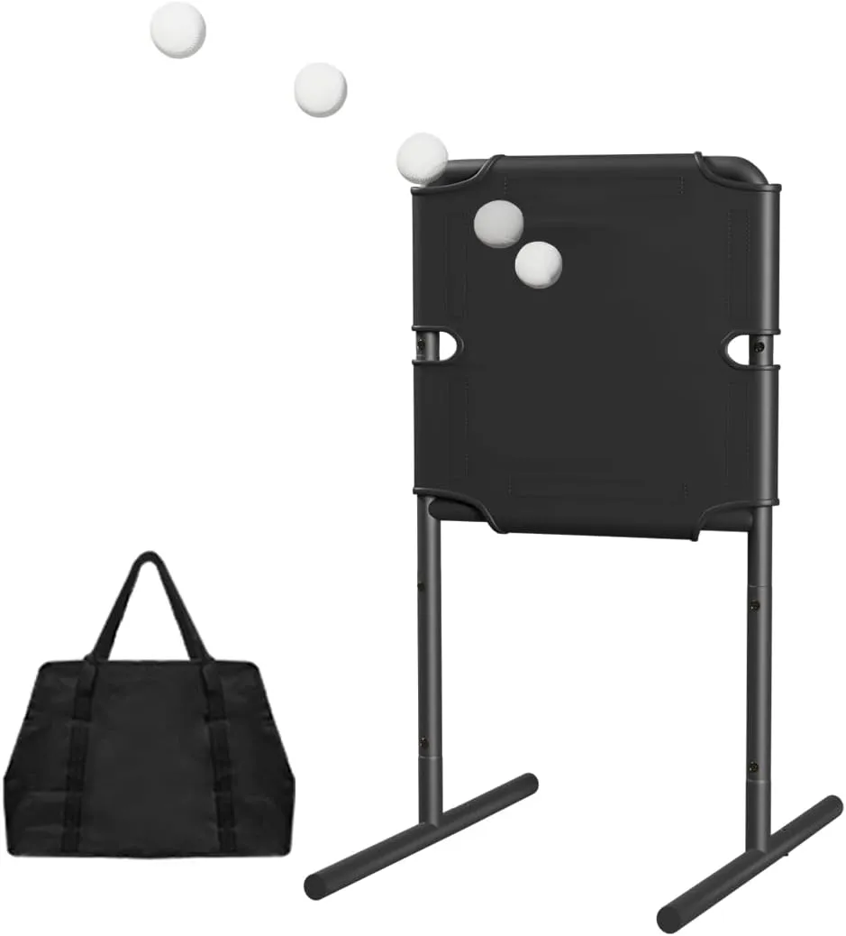 Garbuildman Baseball Strike Zone Target for Plastic Balls, Portable Metal Frame Pitching & Hitting Training Tool for Outdoor