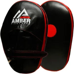 Genuine Leather Target Focus Punching Mitts for MMA, Kickboxing, Muay Thai & Martial Arts Training | Shock-Absorbing, Lightweight, Durable with Adjustable Wrist Support & Finger Cover
