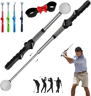 Gloryboom Golf, Retractable Golf Swing Training Aid, Telescopic Club, Golf Grip Trainer with Instant Feedback, Strength Training for Chipping Hitting, for Right & Left-Handed Golfers