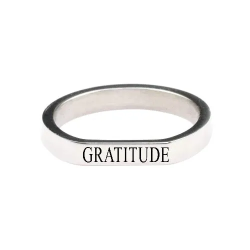 Gratitude Ring with Comfort Fit