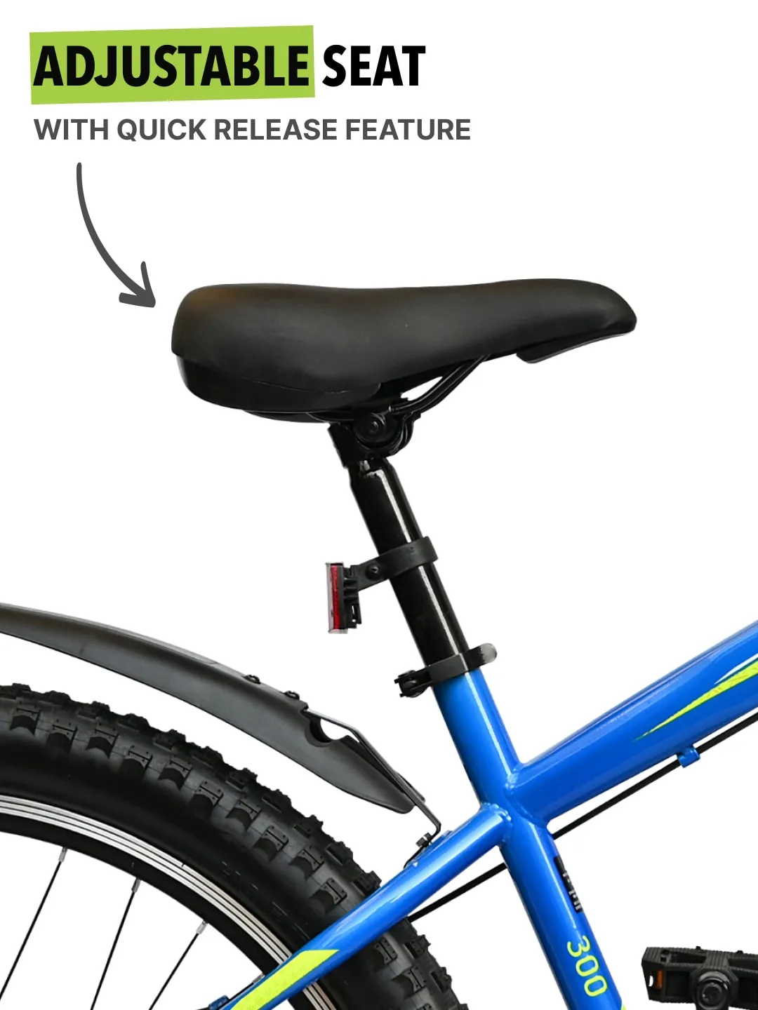 GTX30026TBLUE Steel Single Speed 26 inch Mountain Cycle, Front Suspension, Double Wall Rim, Free Trainer Sessions and Cycling Event