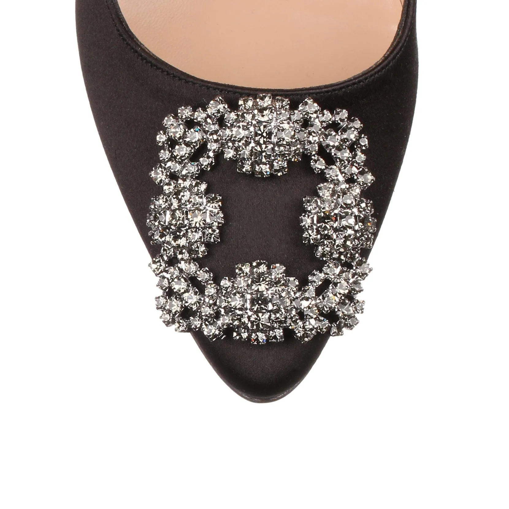 Hangisi 115 black satin pump