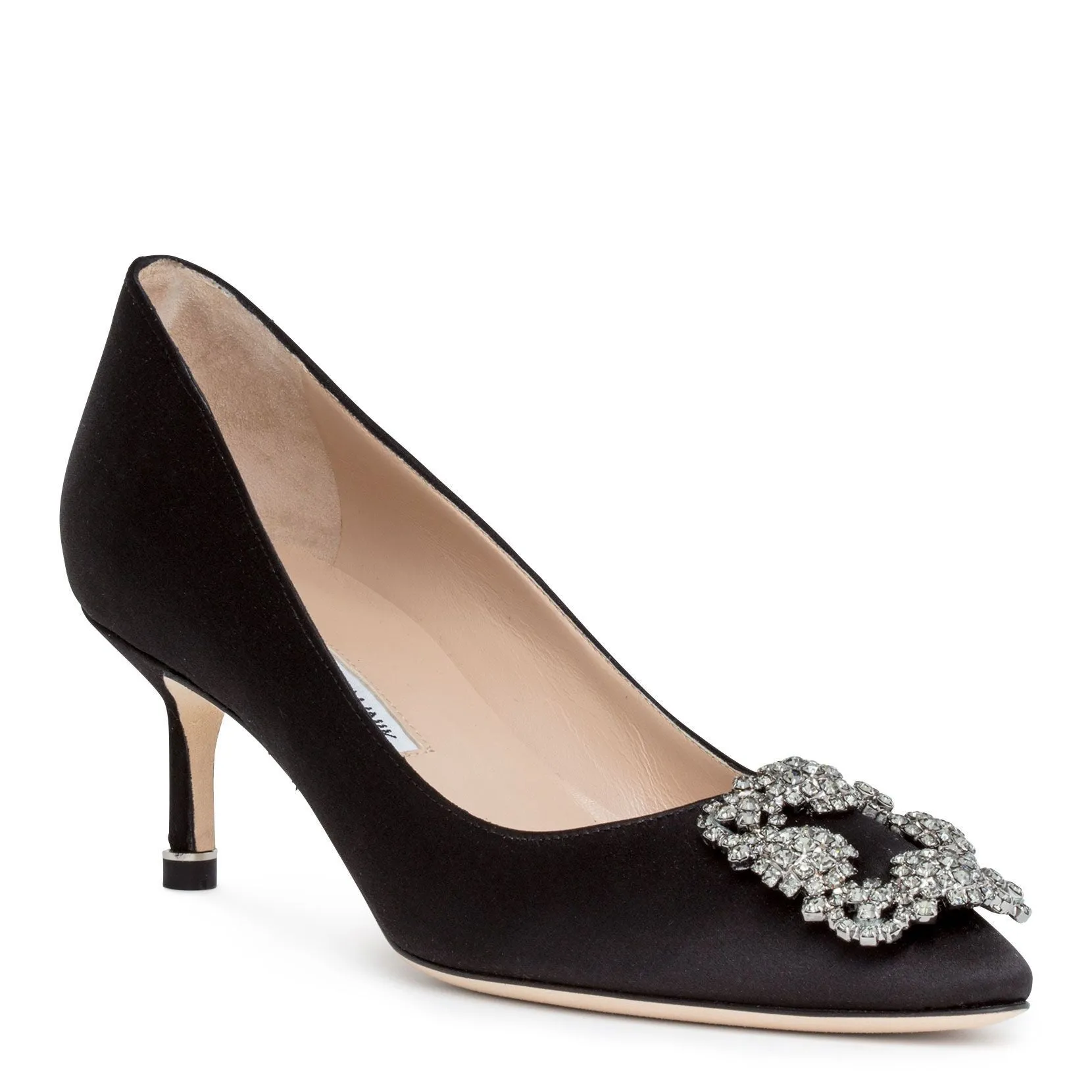 Hangisi 50 black satin pump
