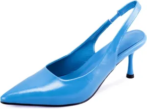 heelchic Women's Kitten Heel, Closed Pointed Toe Low Heel, Comfortable Pumps Shoes for Women Dress Shoes