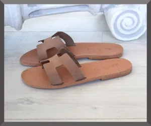 Hermes God sandals, Women Sandals Leather Samothrace