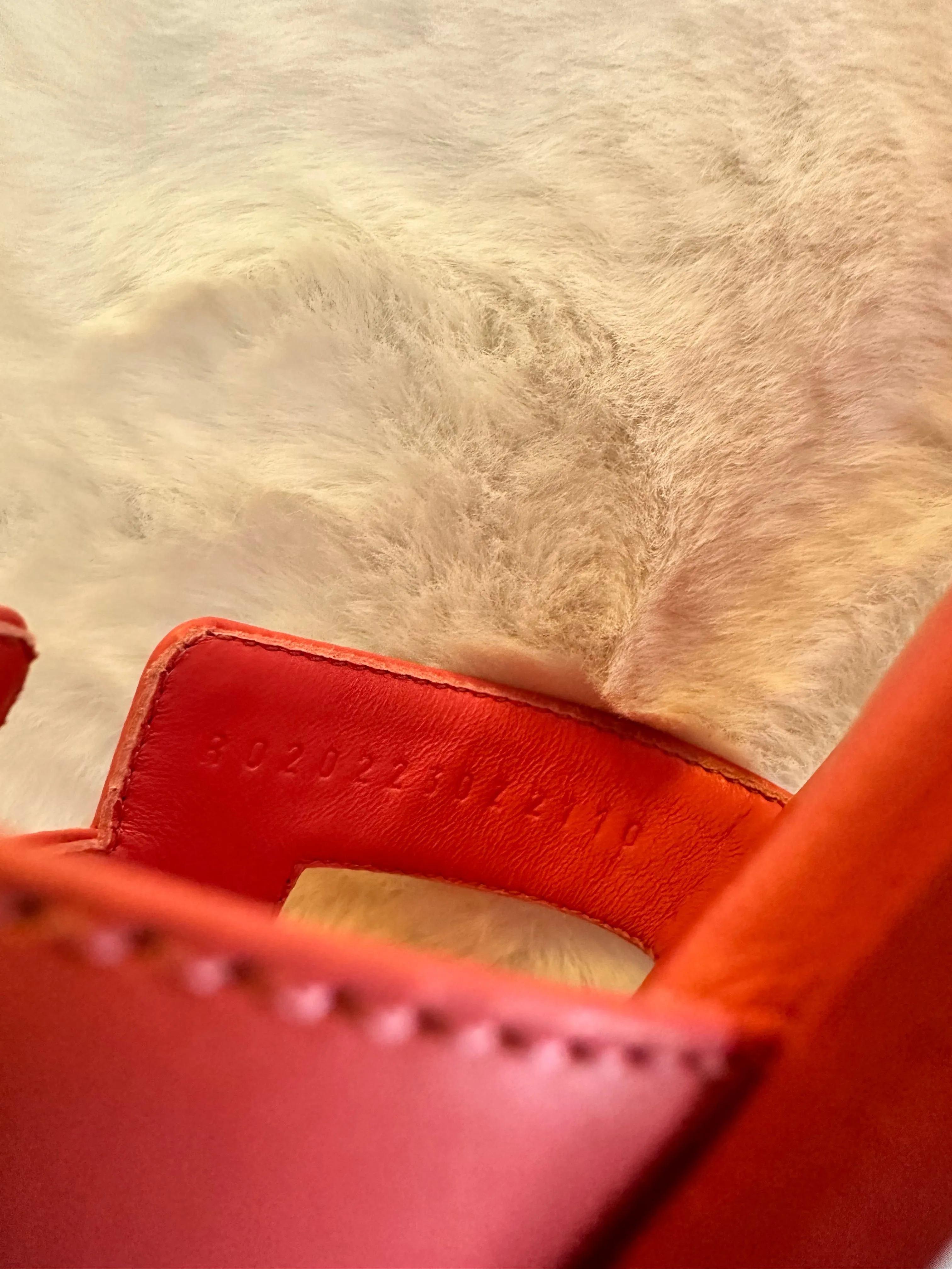 Hermes Oran in Rose Vermillon