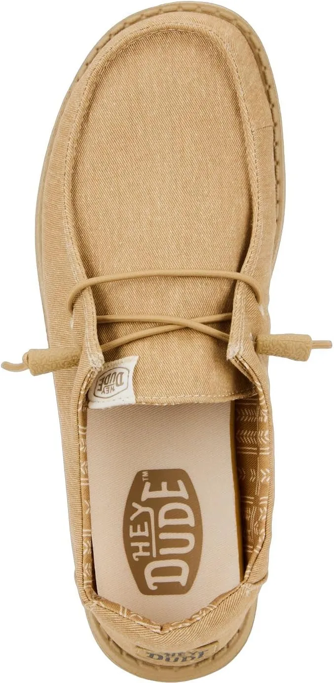 Hey Dude Women's Wendy Chambray Lace-Up Loafer