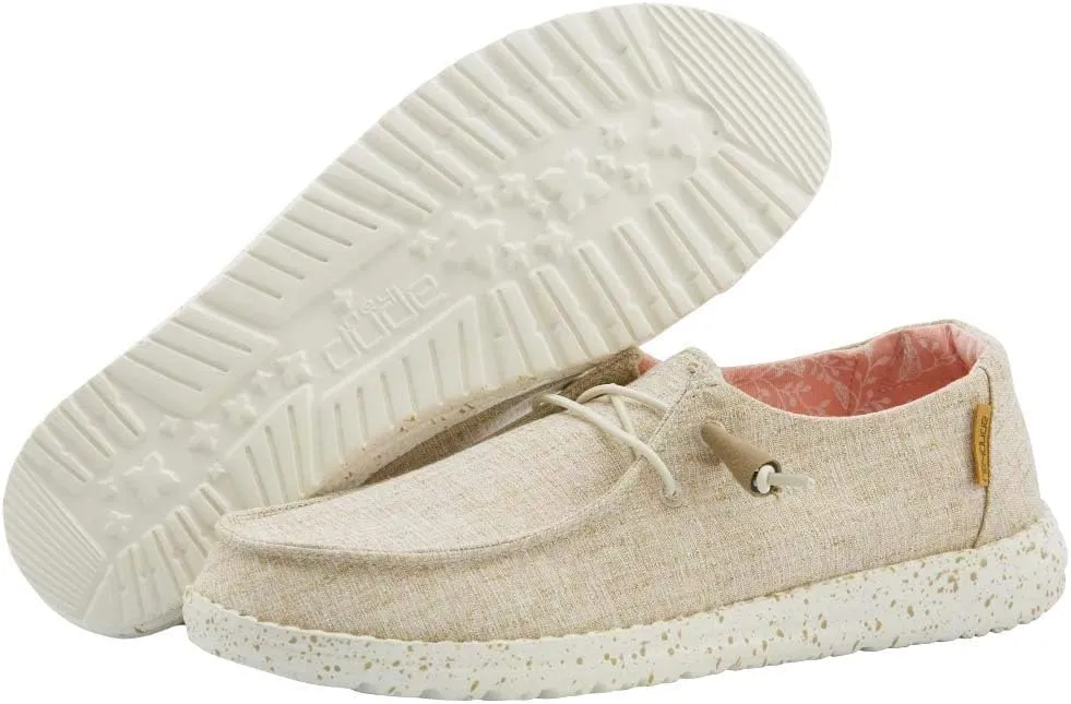 Hey Dude Women's Wendy Chambray Lace-Up Loafer