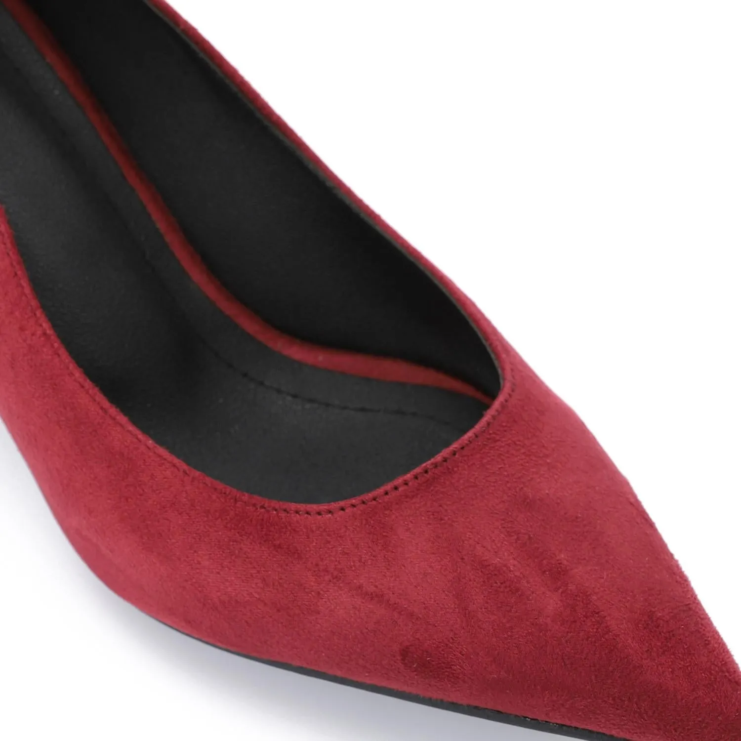 High Heel Mule Sandals – Elegant Pointed Toe, Suede Leather Texture 3CM