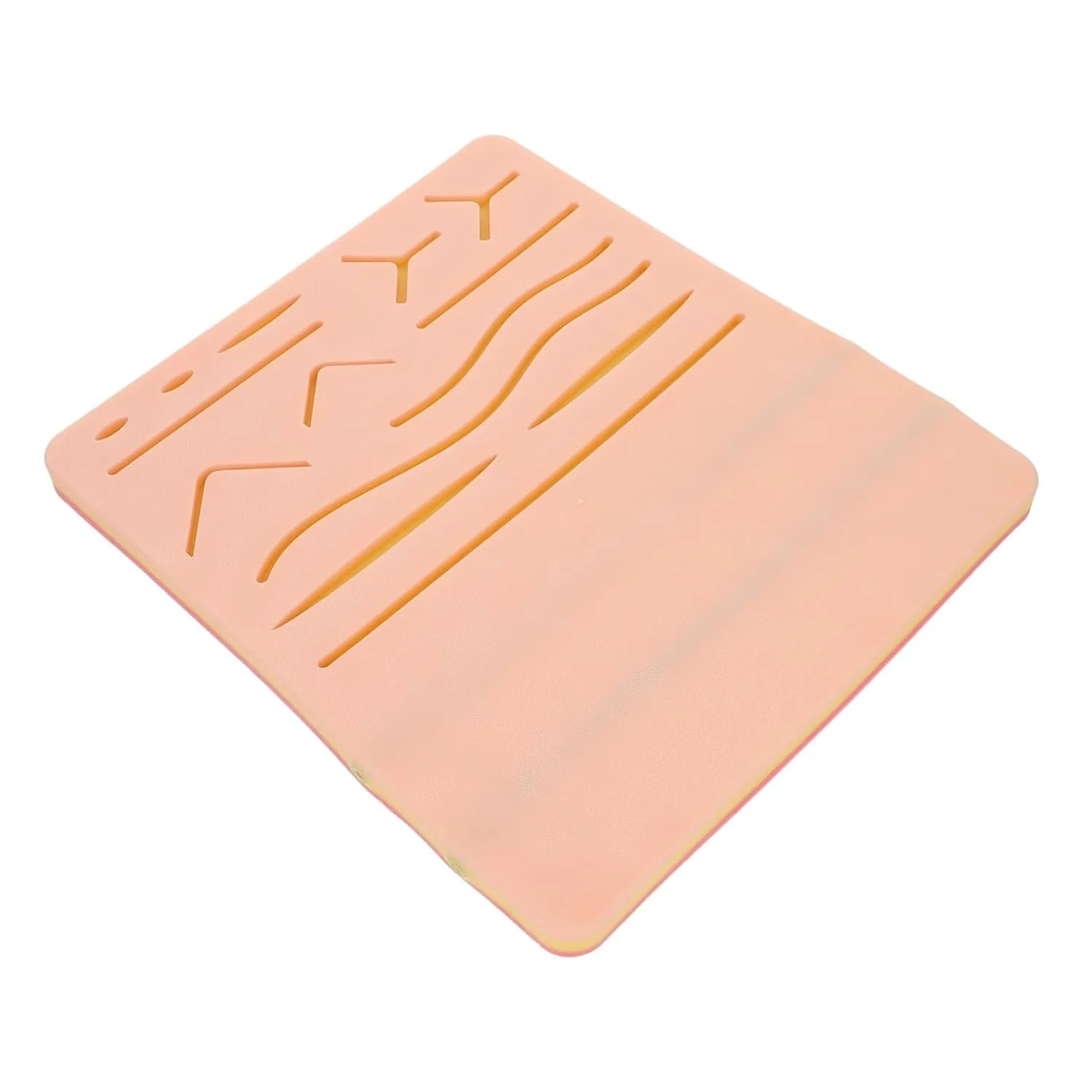 Homoyoyo Human Skin Training Pad Reusable Injection Practice Cushion for Medical Student Training for Nursing Schools and Home Injection Practice Realistic Touch