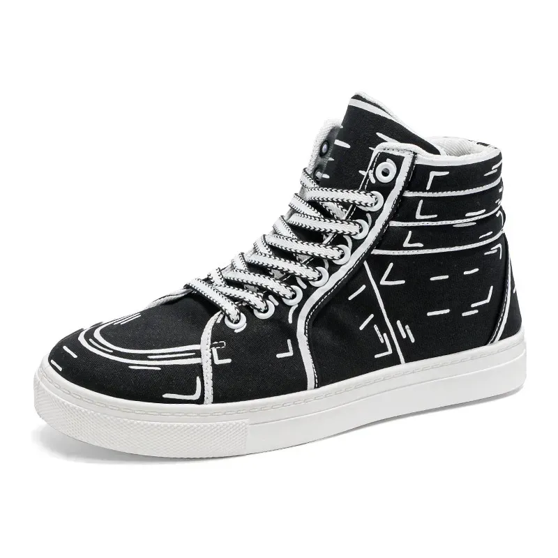 Hype Sketch Canvas Sneakers