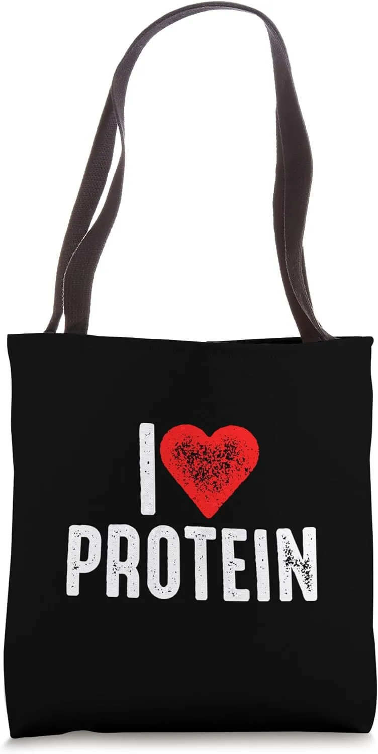 I Love Protein Tote Bag