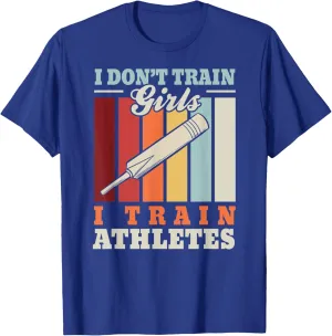I train athletes – Cricket trainer cricketer cricket coach T-Shirt