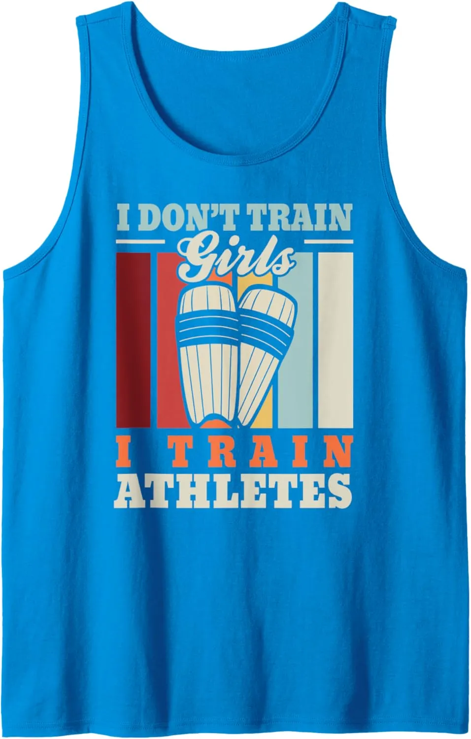 I train athletes – Cricket trainer cricketer cricket coach Tank Top