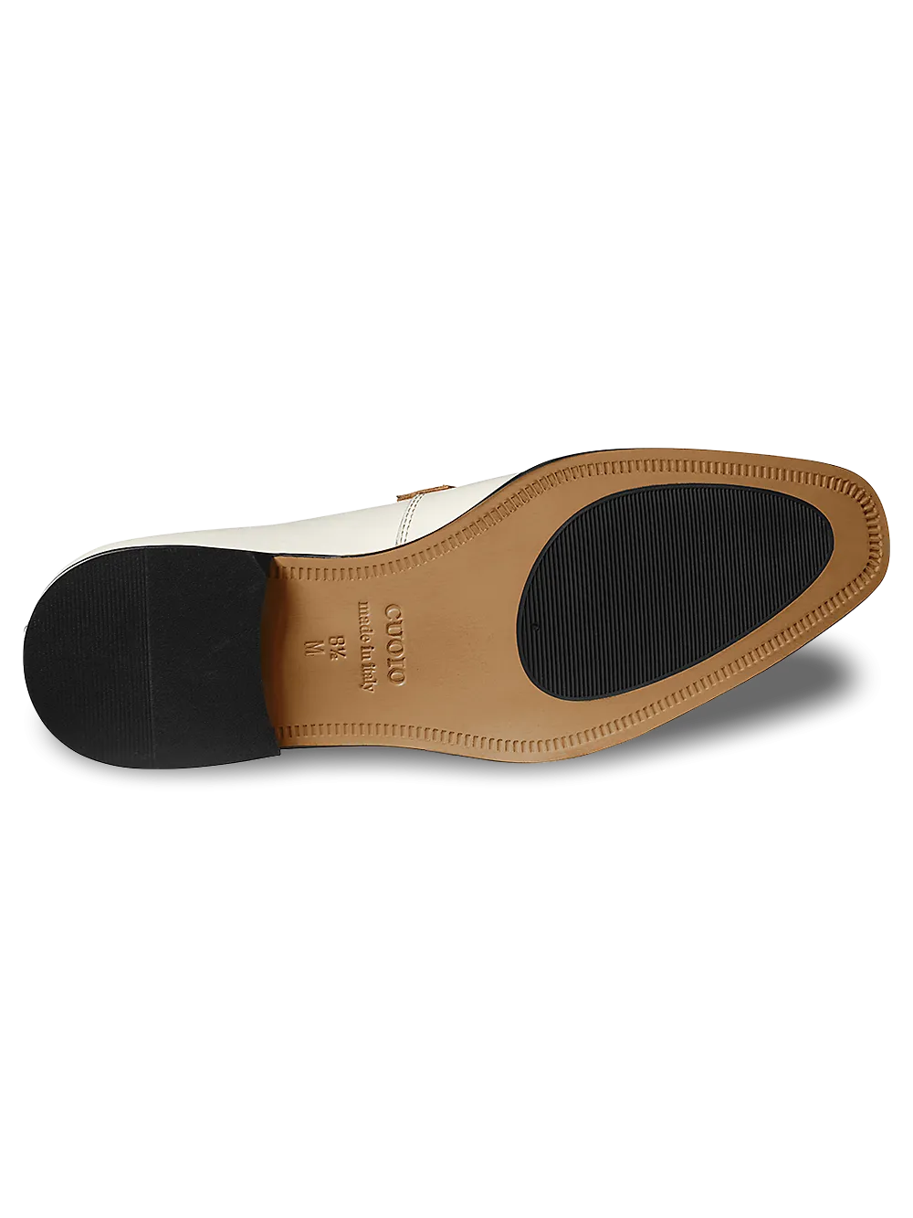 Isaac Belted Loafer - Cream