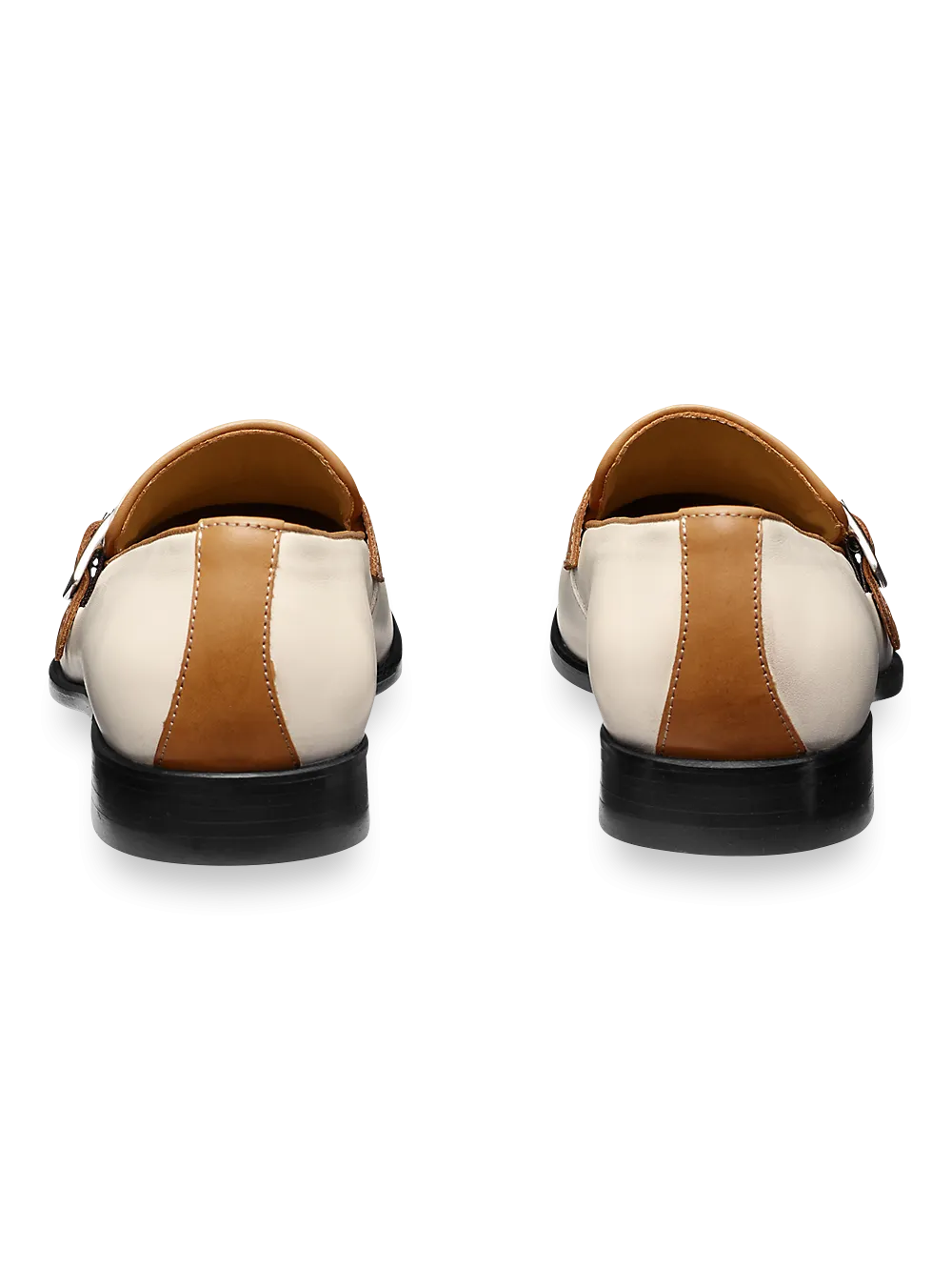 Isaac Belted Loafer - Cream