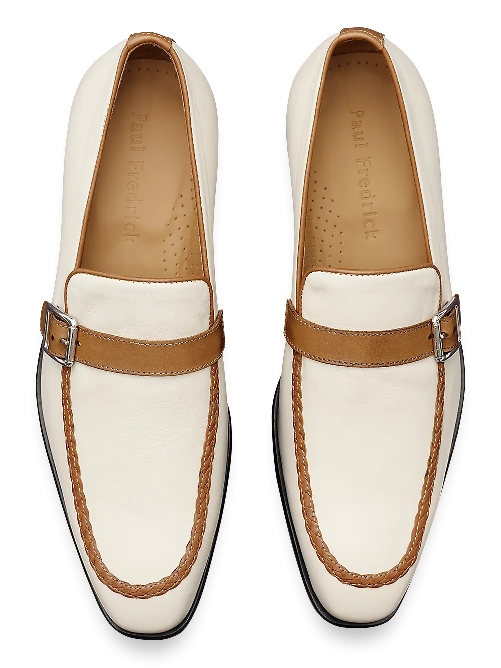 Isaac Belted Loafer - Cream